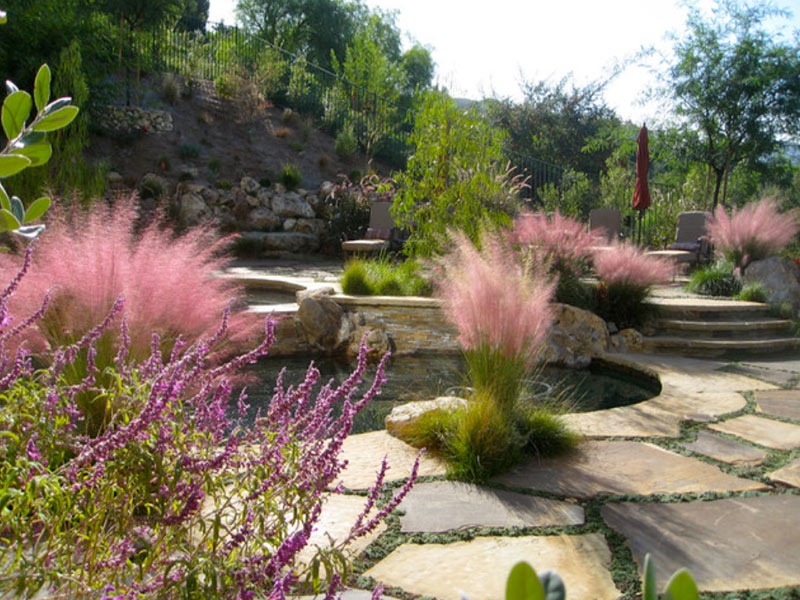 Como usar pavimentação para deixar seu jardim exuberante, naturalista e aquático?
        